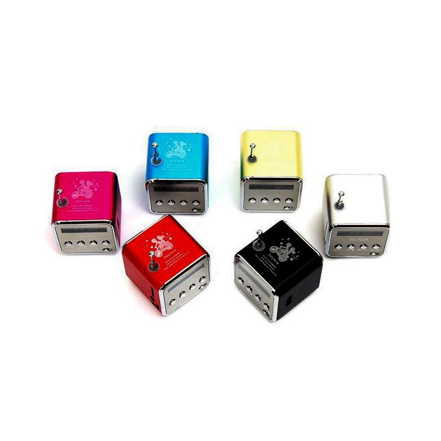 TD-V26 Portable Radio FM Micro SD/TF Music Player Digital LCD Display Mini Speaker Suitable - V.I.P Digital Presence