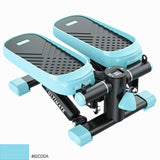Home Office Exercise 330LBS Capacity Mini Stepper with Resistance Bands and LCD Monitor ，blue - V.I.P Digital Presence