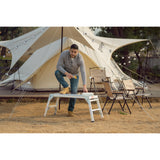 Work Platform Aluminum Portable Bench Folding Ladder ANSI Capacity 225 LBS 40" - V.I.P Digital Presence