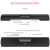 Home Bluetooth 5.0 Speaker Extended Edition Desktop Wall mounted Wireless Speaker Bass Cannon Speaker Supports USB TF - V.I.P Digital Presence