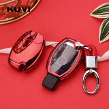 Hight quality PC+TPU key case cover Key case protective shell holder for Mercedes benz A B R G Class GLK GLA w204 W251 W463 W176 - V.I.P Digital Presence