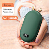 Mini Space Number Display Warm Hand Treasure 2-in-1 Warm Hand Treasure Charging - V.I.P Digital Presence