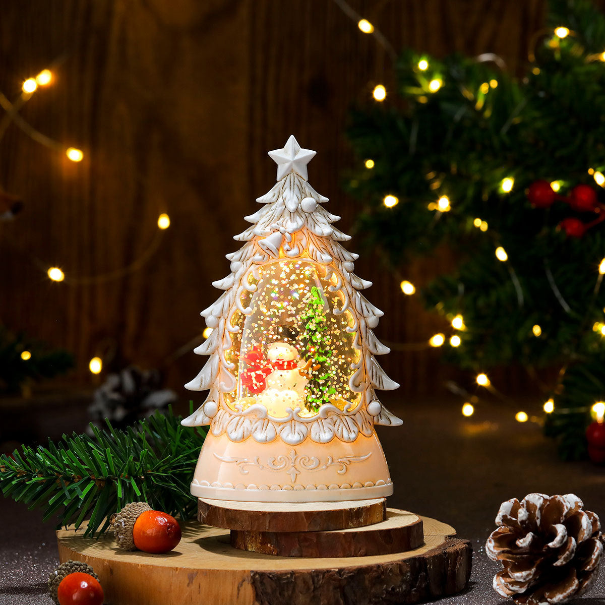 Christmas gifts, painted Christmas trees, glowing candles, oil lamps, children's small gifts, wind lamps, bar table decorations, ornaments - V.I.P Digital Presence