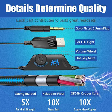 G9000 Head mounted Gaming Earphones Wired Earphones Computer Esports Gamepad Earphones - V.I.P Digital Presence