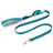 Nylon Combat Padded Leads Dog Leash with Double Padded Handles with Built in Poop Bag Holder Dispenser - V.I.P Digital Presence