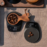 Mini Electronic Coffee Scale - Timed Weighing, Perfect for Italian Beans, Home & Coffee Bars - V.I.P Digital Presence
