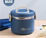 Portable simple stainless steel insulated lunch box with lid - V.I.P Digital Presence