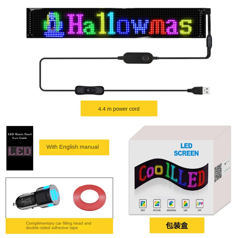 Flexible LED Advertising Screen LED Soft Panel APP Bluetooth Car Display - V.I.P Digital Presence