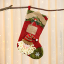 3D Linen Splicing Cartoon Christmas Socks Christmas Decorations Gift Pendants - V.I.P Digital Presence