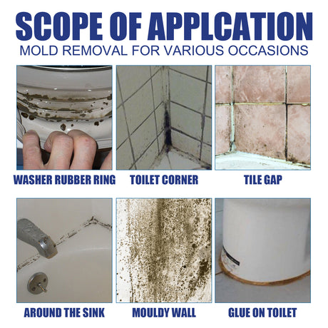 Mildew Removal Spray, Clean Mildew Stains On Bathroom Tile Walls And Ceiling Multi-Functional Mildew Stain Spray - V.I.P Digital Presence