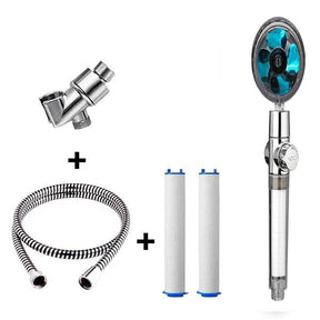 Propeller Shower Turbocharged Shower Head Shower Head Shower One-Button Water-Stop Shower - V.I.P Digital Presence