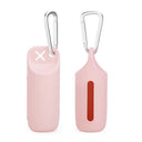 Silicone dog poop bag holder with dispenser, portable, hanging ring & storage case - V.I.P Digital Presence