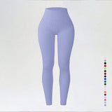 Threaded autumn and winter yoga pants seamless fitness pants high waisted sports yoga clothes leggings - V.I.P Digital Presence