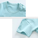 T-shirt+Shorts 2-Piece Clothing Set Pajamas Summer Kids Baby Boys Girls Cotton Casual Tracksuit Cartoon Dinosaur Clothes Suit - V.I.P Digital Presence