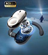 JM18 Bluetooth earphones wireless stereo OWS dual axis rotating hanging ear earphones - V.I.P Digital Presence