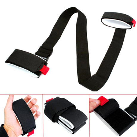 Nylon Skiing Bags Adjustable Skiing Pole Shoulder Hand Carrier Lash Handle Straps Porter Hook Loop Protecting For Ski Snowboard - V.I.P Digital Presence