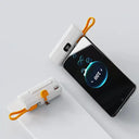 Mini banco de energía de 30000Mah, cable inalámbrico, Powerbank con pantalla digital, batería externa, cargador portátil para Iphone, Samsung, Xiaomi