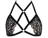 Fashionable European and American sexy lingerie lace strap hanging neck bra - V.I.P Digital Presence