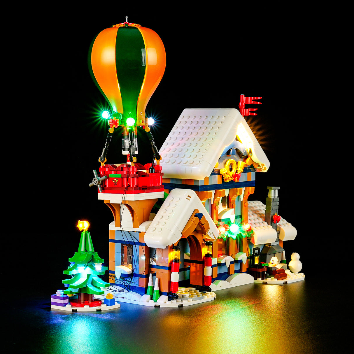 YB brand compatible with LEGO 10339 Santa Claus Post Office building blocks, LED lighting fixtures, winter lighting model ornaments - V.I.P Digital Presence