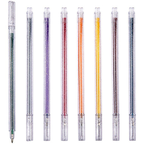 Drawing Doodling Scrapbook Journaling fluorescent Sparkle Gel Pen Neon Glitter Pens Fine Tip Art Markers Glittering Pen Set - V.I.P Digital Presence