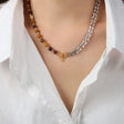 Titanium Steel Egg Yolk Stone Necklace - V.I.P Digital Presence