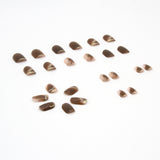 Wearing Warm Brown Brown White Double Spell Smudged Golden Texture Ins Style Manicure Patch The Finished Product Is Removable - V.I.P Digital Presence