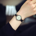 Ladies designer vintage leather women bracelet watches brown retro roma quartz woman clock fashion small female wristwatches - V.I.P Digital Presence