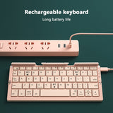 Mini teclado plegable inalámbrico compatible con Bluetooth, teclado plegable para computadora portátil, Windows, Android, tableta, iPad y teléfono. 