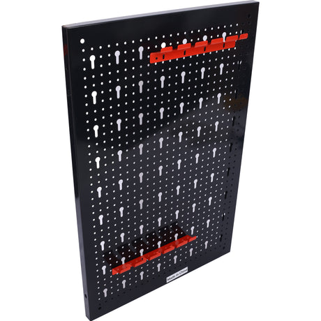 4-foot metal garage nail board tool rack with 3 nail board wall mounted tools for storing nail boards, black - V.I.P Digital Presence