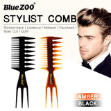 Oil Head Comb Double-Sided Fish Insert Comb Big Tooth Flat Comb Bottom Fork Comb Plate Hair Styling Comb - V.I.P Digital Presence