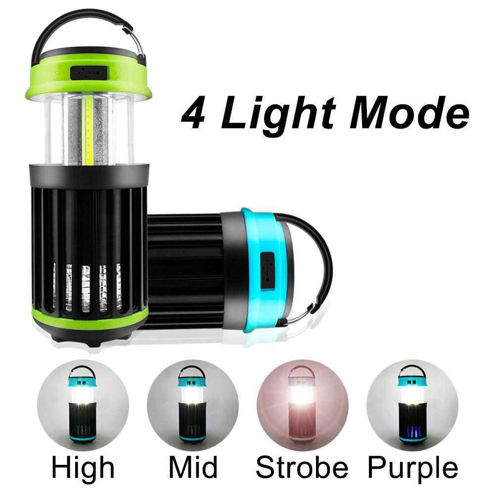 Solar LED Electric Shock Mosquito Killer Lamp Outdoor Waterproof USB Rechargeable Lighting Mosquito Trap - V.I.P Digital Presence