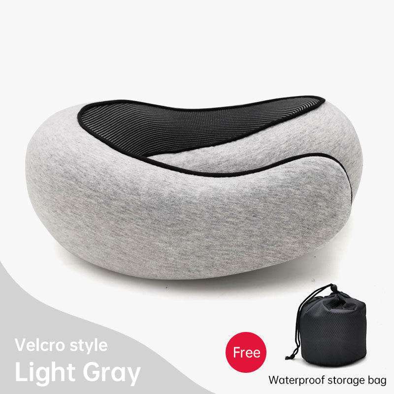 Memory Foam Neck Travel Pillow: Soft, 360° Head Support, for Home, Plane & Car - V.I.P Digital Presence