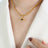Stainless Steel Glass Cone Shaped Pendant Necklace - V.I.P Digital Presence