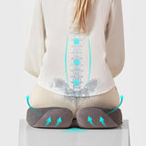 Memory Foam Coccyx Cushion. Alleviates tailbone/sciatica/back pain. Non - slip for office/car seats. - V.I.P Digital Presence