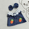 Clothing] Labubu Clothes with PVC Face Pendant, Labubu Sitting Party Series Doll Clothing