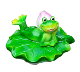 Floating Frog and Fish Pond Scenery Water Surface Decoration Water Fountain Resin - V.I.P Digital Presence