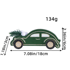 Christmas decoration small ornament fashionable dark green car ornament - V.I.P Digital Presence