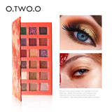 Beauty 18 Color Eye Shadow Plate Pearl Glitter Powder High Gloss Matte Multi Color Eye Shadow Plate Color Makeup - V.I.P Digital Presence
