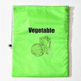 Insulated bag for keeping fresh: reusable storage organizer for bananas, lettuce and vegetables (drawstring closure) - V.I.P Digital Presence