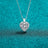 2 Carat Moissanite 925 Sterling Silver Heart Shape Necklace - V.I.P Digital Presence
