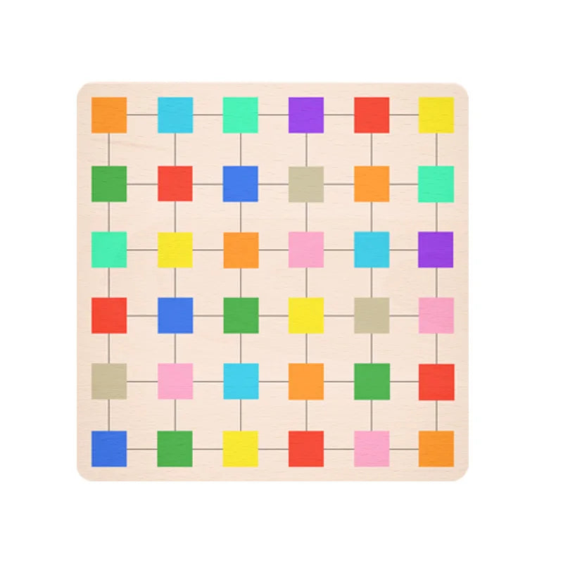 Color block capture puzzle children's early education color cognition building block assembly toy