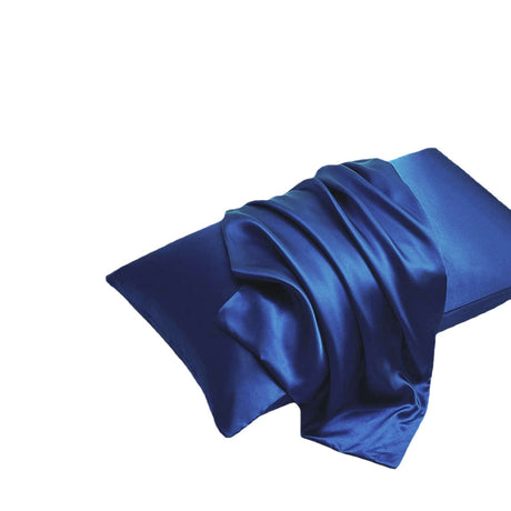 Simulation silk solid color polyester pillowcase envelope pillow pillow cases pillow pair multi-color - V.I.P Digital Presence