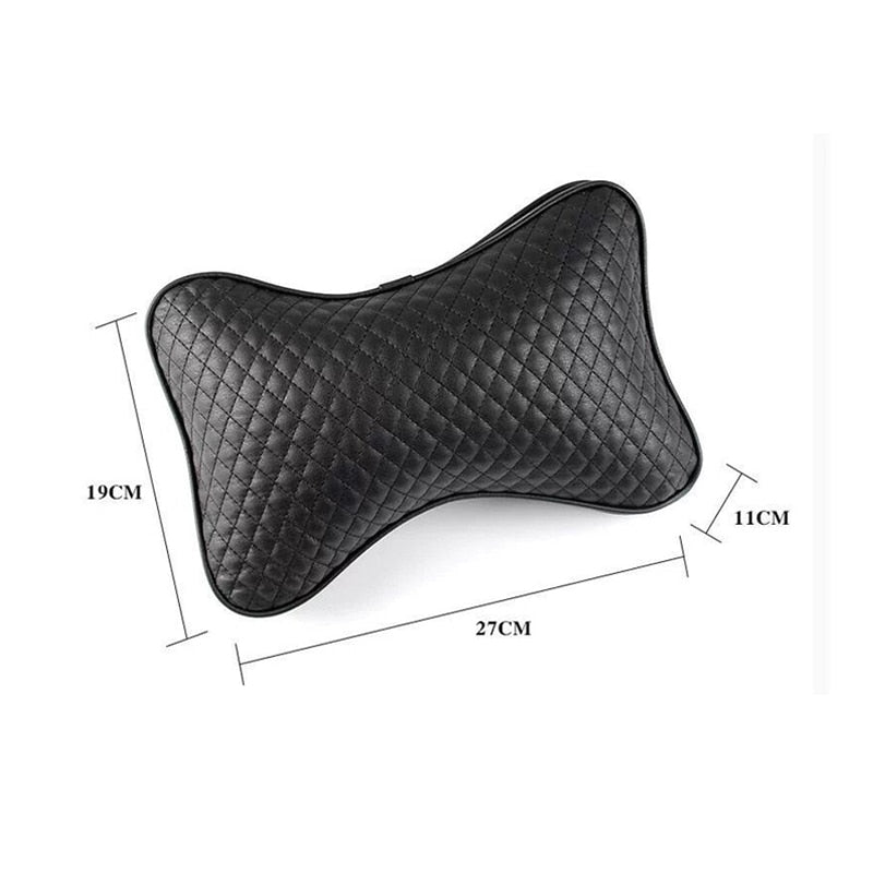 1 pair Luxury Linen material car headrest pillow Unisex Breathable Auto Neck Rest Headrest Cushion Pillows 4 seasons Universal - V.I.P Digital Presence