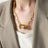 Natural Stone Pendant Titanium Steel Necklace - V.I.P Digital Presence