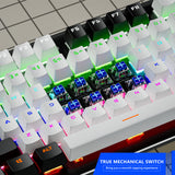 K880 wired mechanical keyboard customized hot swappable office computer 104 key e-sports game - V.I.P Digital Presence