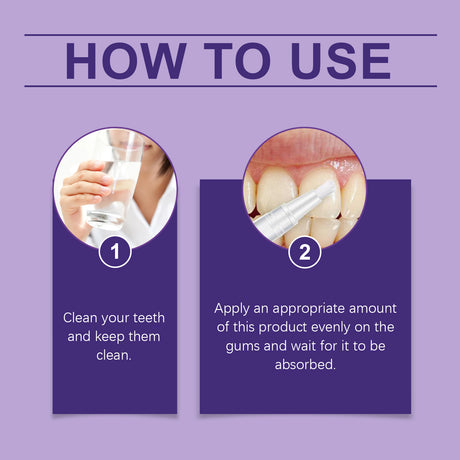 Purple Gum Care Gel Deep Cleans Stains And Gently Protects Gums For Dental Care - V.I.P Digital Presence