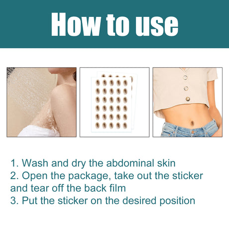 Shaped-up Belly Button Sticker, Height Beauty Body Emulates Waterproof Belly Button Sticker - V.I.P Digital Presence
