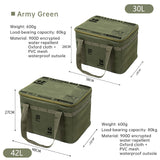 Outdoor storage bag, large - capacity foldable storage box, camping gear for picnic, portable, water - resistant - V.I.P Digital Presence