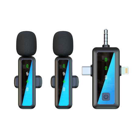 Wireless Lapel Microphone for Outdoor Computer Live Streaming Noise Reduction Universal Small Microphone - V.I.P Digital Presence