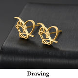 DIY Cutsom Drawing Art Necklaces Personalized Stainless Steel Kids Artwork Logol Pendant Jewelry Gifts for Family Children - V.I.P Digital Presence